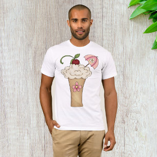 Milkshake With An Umbrella Mens T-Shirt