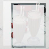 Milkshakes in glass tumblers (Front/Back)