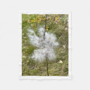 Milkweed   Butterfly   Fleece Blanket