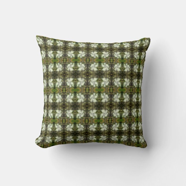 Milkweed | Butterfly | Recoleta | Mirror Throw Pillow (Front)