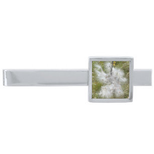 Milkweed   Butterfly   Silver Finish Tie Bar