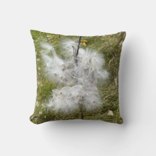 Milkweed Butterfly Throw Pillow
