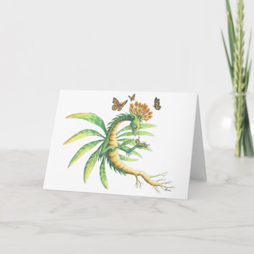 Milkweed Dragon Card