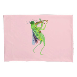 Milkweed Locust Violinist Pillow Case