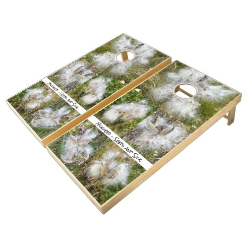 Milkweed  Natural Cornhole Set