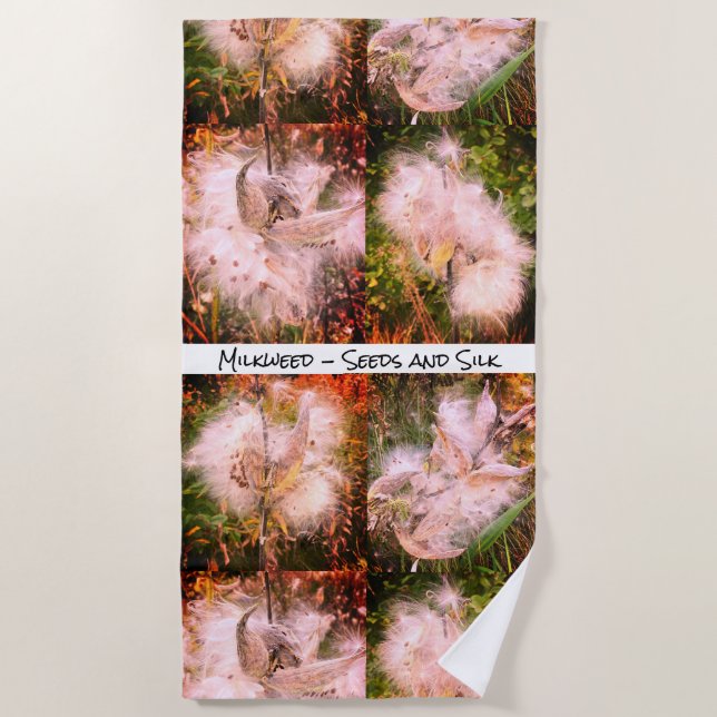 Milkweed | Sangria Beach Towel (Front)