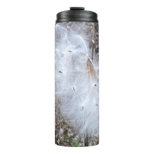 Milkweed Seeds and Silk Thermal Tumbler