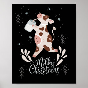 milky christmas poster