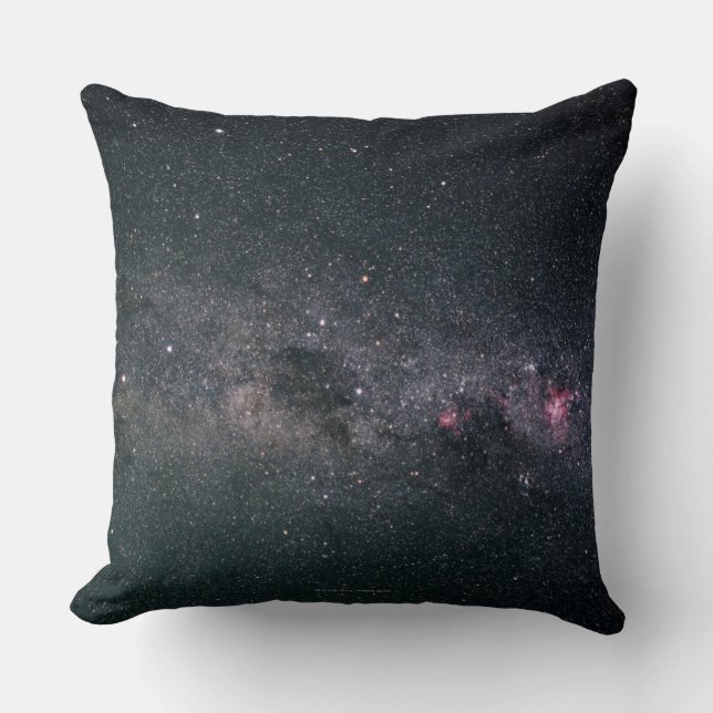 Milky Way 3 Throw Pillow (Front)