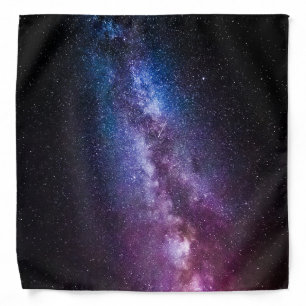 Milky way bright colors bandana