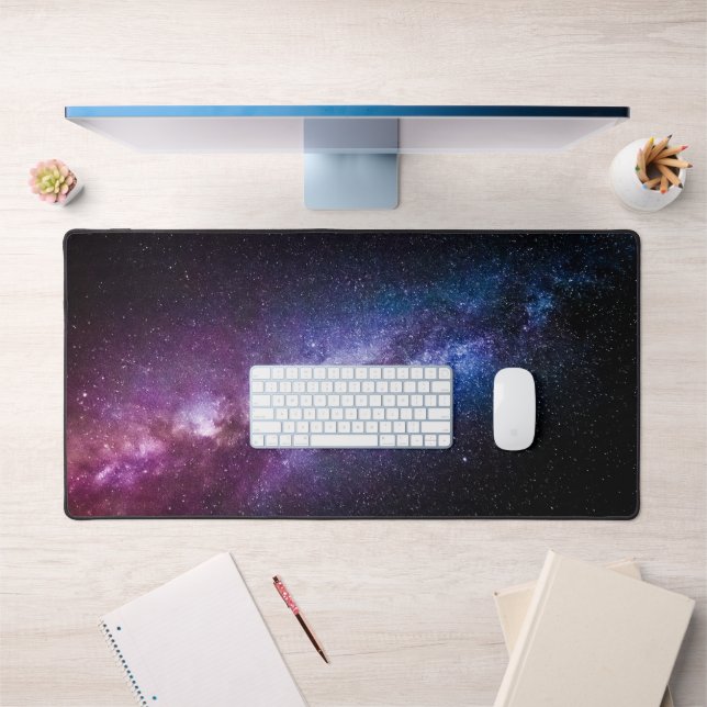 Milky way bright colors desk mat (Office 1)