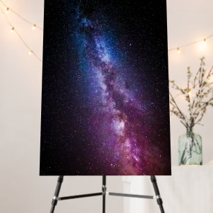 Milky way bright colors foam board