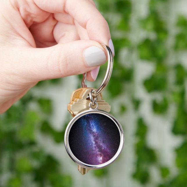 Milky way bright colors keychain (Hand)