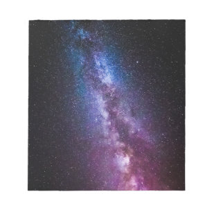 Milky way bright colors notepad