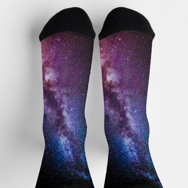Milky way bright colors socks (Top)