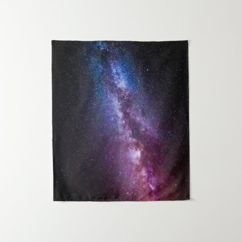 Milky way bright colors tapestry