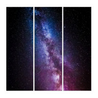 Milky way bright colors