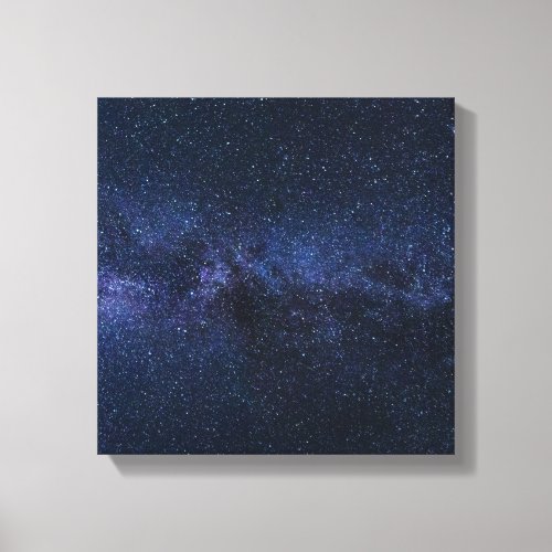 Milky way canvas print