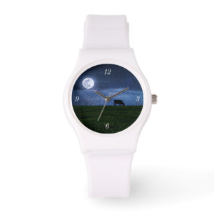 Milky Way Cattle Moonlight Watch