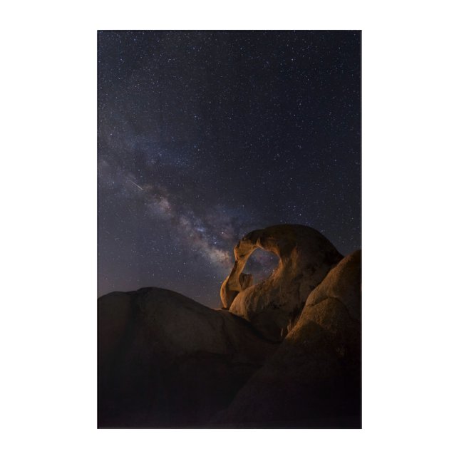 Milky Way & Cyclops Arch | Alabama Hills Acrylic Print (Front)
