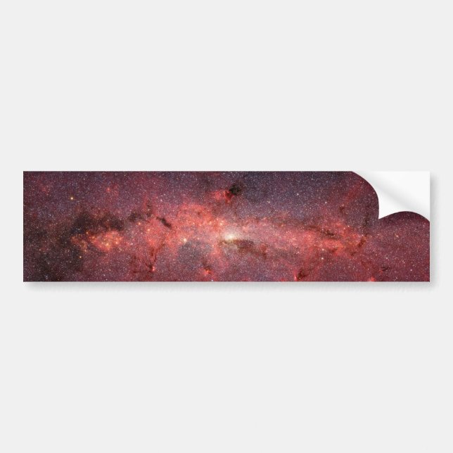 Milky Way Galactic Center, Stars, Clouds, Clusters Bumper Sticker (Front)