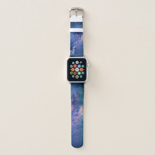 Milky Way Galaxy Apple Watch Band (Front)
