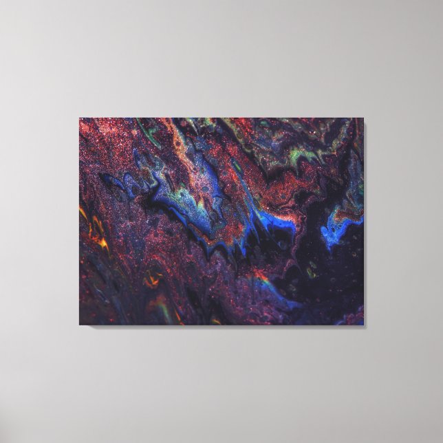 Milky Way Galaxy Art Canvas Print (Front)