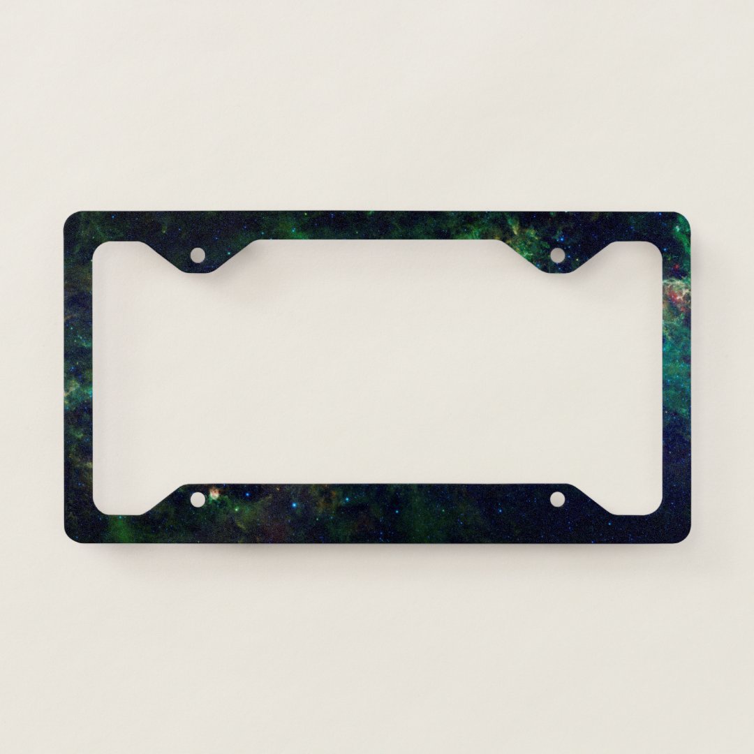 Milky Way galaxy Cosmic Space License Plate Frame | Zazzle