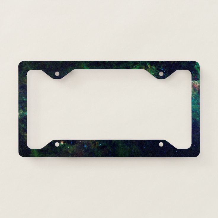 Milky Way galaxy Cosmic Space License Plate Frame | Zazzle