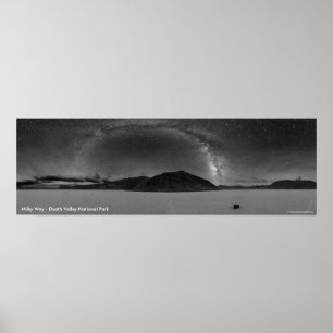 Milky Way Galaxy - Death Valley National Park Poster