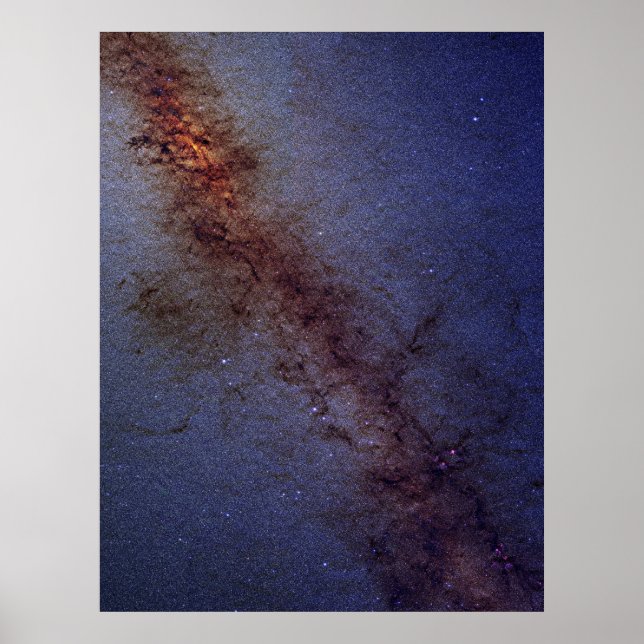 Milky Way Galaxy Galactic Center - High Resolution Poster (Front)