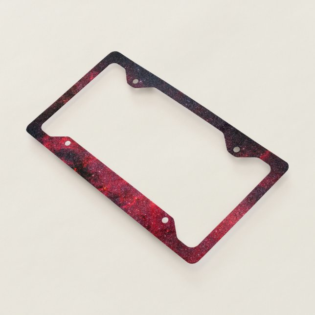 Milky Way Galaxy License Plate Frame (3/4)