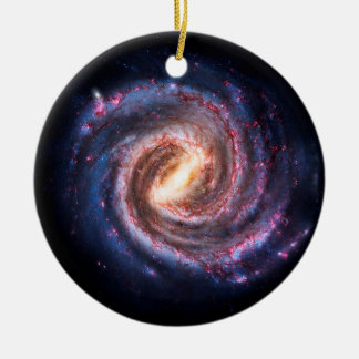 Milky Way Galaxy - Outer Space Ceramic Ornament
