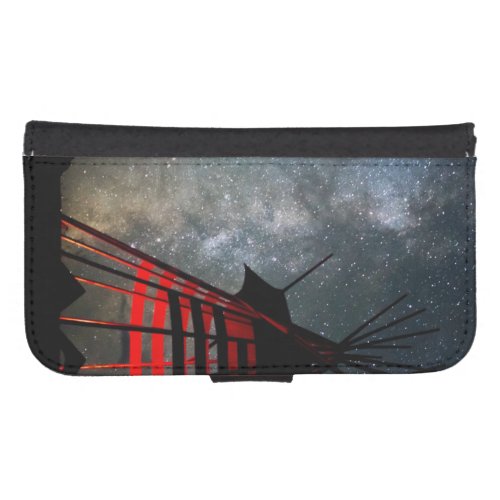 milky way galaxy galaxy s4 wallet case