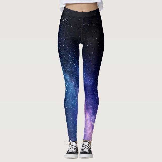Milky Way Galaxy Star leggings (Front)