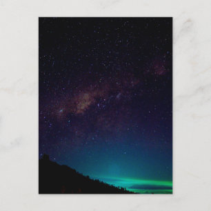 Milky Way Galaxy Starry Night Sky Celestial Postcard