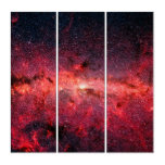 Milky Way Galaxy Triptych at Zazzle
