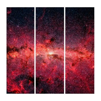 Milky Way Galaxy Triptych by SpacePhotography at Zazzle