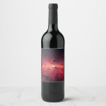 Milky Way Galaxy Wine Label