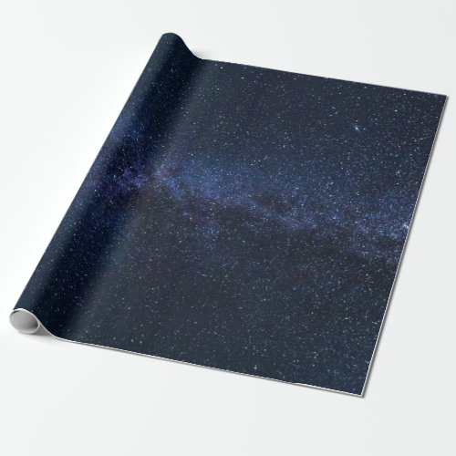 milky way galaxy wrapping paper