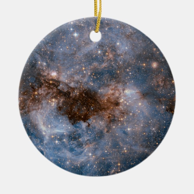 Milky Way Heart Space Astronomy Galaxy Spectacular Ceramic Ornament (Front)