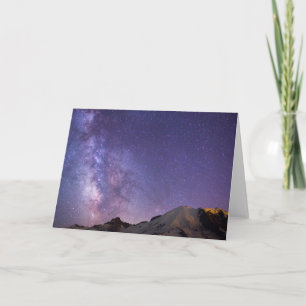 Milky Way & Mt. Rainier Washington State Card