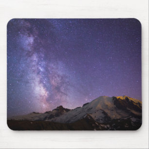Milky Way & Mt. Rainier   Washington State Mouse Pad
