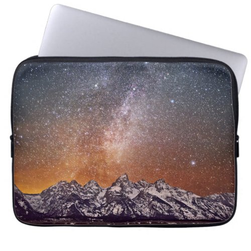 Milky Way over Grand Teton Laptop Sleeve