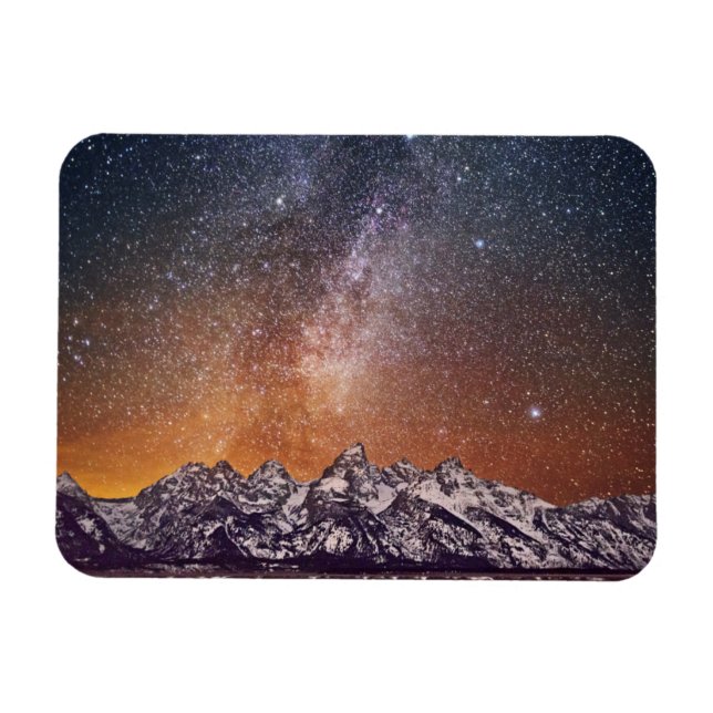 Milky Way over Grand Teton Magnet (Horizontal)