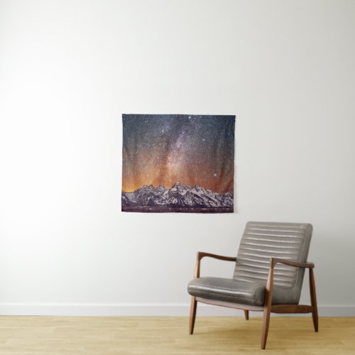 Milky Way over Grand Teton Tapestry