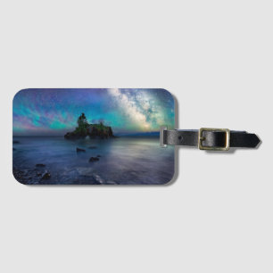 Milky Way over Hollow Rock Luggage Tag
