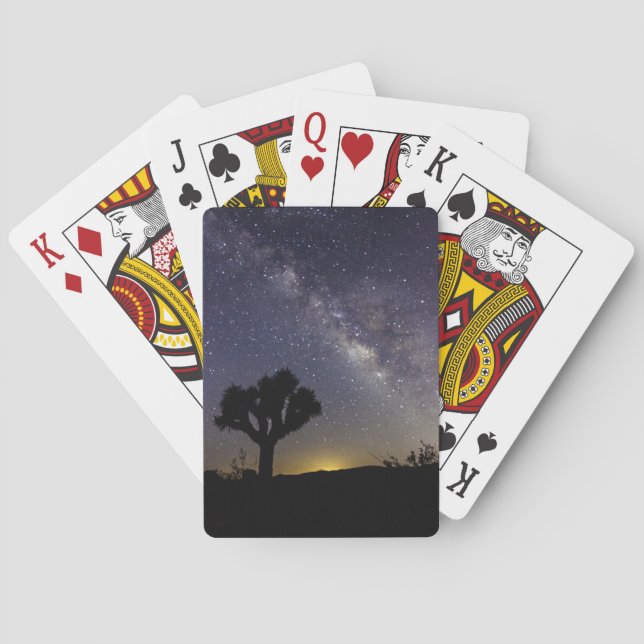 Milky Way over Joshua Tree Poker Cards (Back)