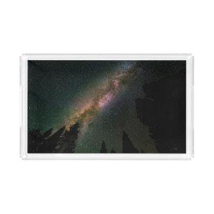 Milky Way Over Lizard Head Pass Acrylic Tray
