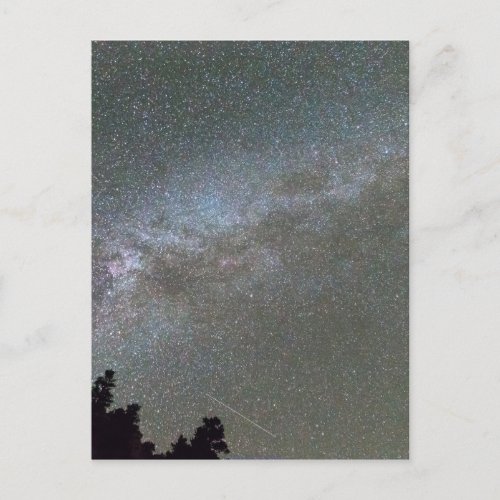 Milky Way Perseid Meteor Shower Postcard